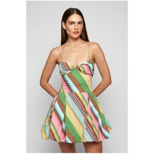 NWT Anthropologie S/W/F Fitted Balloon Mini Dress Sz Small